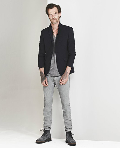 AllSaints 2011-2012 Fall Winter Mens Collection: Designer Denim Jeans Fashion: Season Lookbooks, Ad Campaigns and Linesheets