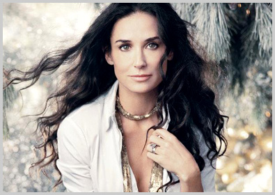 Demi Moore for Ann Taylor Holiday 2011 Ad Campaign