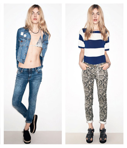 A.Y. Not Dead 2012 Spring Summer Womens Lookbook: Designer Denim Jeans Fashion: Season Collections, Ad Campaigns and Linesheets