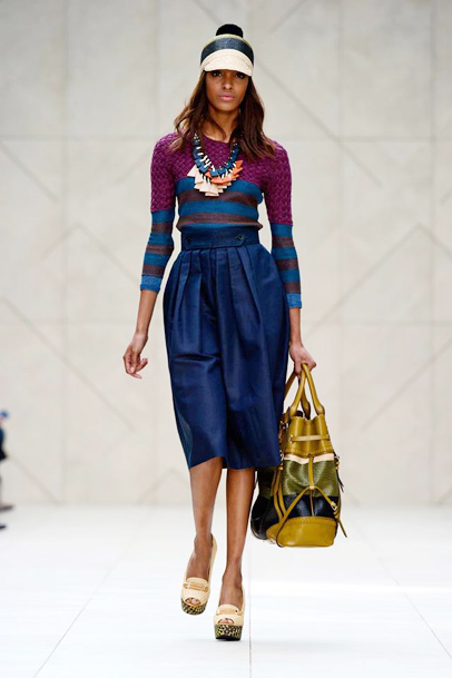 Burberry Prorsum 2012 Spring Summer Womens Runway Collection: Designer Denim Jeans Fashion: Season Lookbooks, Runways, Ad Campaigns and Linesheets