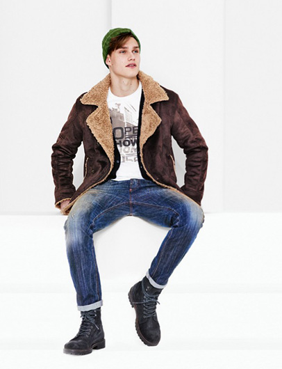 Benetton 2011-2012 Fall Winter Mens Collection: Designer Denim Jeans Fashion: Season Lookbooks, Ad Campaigns and Linesheets