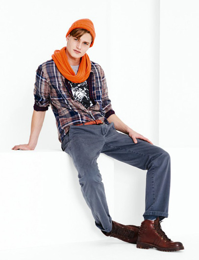 Benetton 2011-2012 Fall Winter Mens Collection: Designer Denim Jeans Fashion: Season Lookbooks, Ad Campaigns and Linesheets