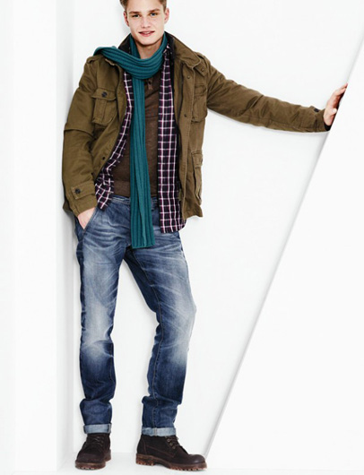 Benetton 2011-2012 Fall Winter Mens Collection: Designer Denim Jeans Fashion: Season Lookbooks, Ad Campaigns and Linesheets