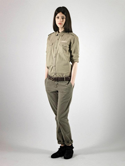 Carhartt Work In Progress 2012 Spring Summer Womens Lookbook: Designer Denim Jeans Fashion: Season Collections, Runways, Ad Campaigns and Linesheets