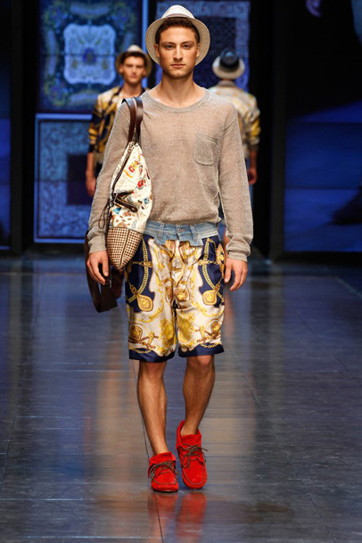 D&G 2012 Spring Summer Mens Runway Collection: Designer Denim Jeans Fashion: Season Lookbooks, Ad Campaigns and Linesheets