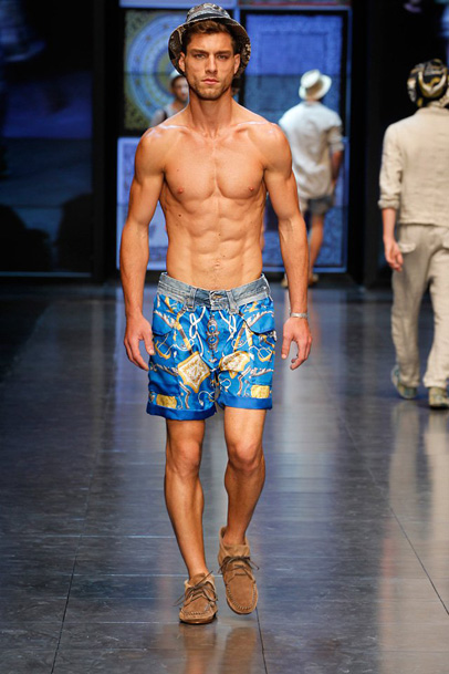 D&G 2012 Spring Summer Mens Runway Collection: Designer Denim Jeans Fashion: Season Lookbooks, Ad Campaigns and Linesheets