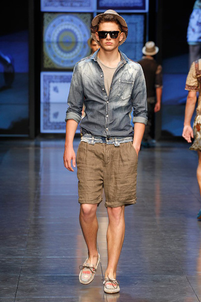 D&G 2012 Spring Summer Mens Runway Collection: Designer Denim Jeans Fashion: Season Lookbooks, Ad Campaigns and Linesheets