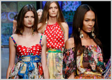 D&G 2012 Spring Summer Womens Runway Collection