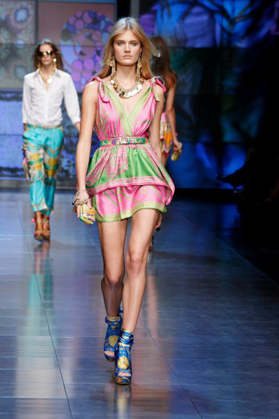 D&G 2012 Spring Summer Womens Runway Collection: Designer Denim Jeans Fashion: Season Lookbooks, Ad Campaigns and Linesheets