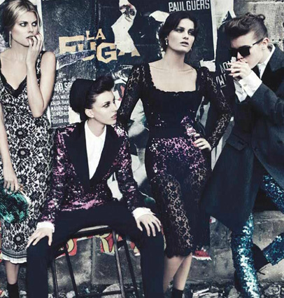 Dolce&Gabbana: 2012 Winter Ad Campaign Preview: Designer Denim Jeans Fashion: Season Lookbooks, Collections and Linesheets