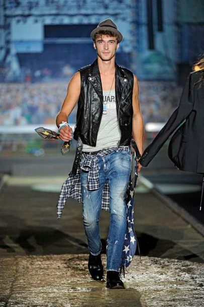 Dsquared2 2012 Spring Summer Mens Runway Collection: Designer Denim Jeans Fashion: Season Lookbooks, Ad Campaigns and Linesheets