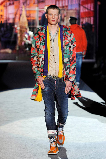 Dsquared2 2012 Spring Summer Mens Runway Collection: Designer Denim Jeans Fashion: Season Lookbooks, Ad Campaigns and Linesheets