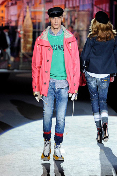 Dsquared2 2012 Spring Summer Mens Runway Collection: Designer Denim Jeans Fashion: Season Lookbooks, Ad Campaigns and Linesheets