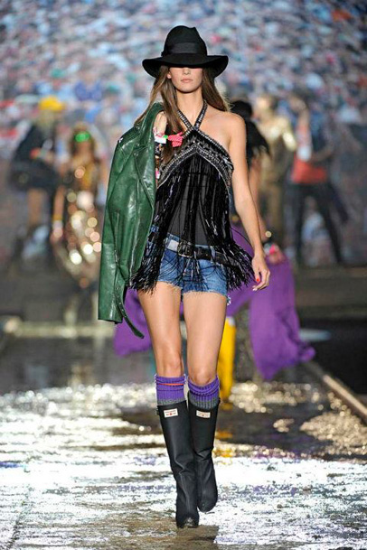 Dsquared2 2012 Spring Summer Womens Runway Collection: Designer Denim Jeans Fashion: Season Lookbooks, Ad Campaigns and Linesheets