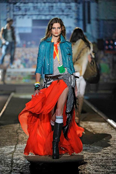 Dsquared2 2012 Spring Summer Womens Runway Collection: Designer Denim Jeans Fashion: Season Lookbooks, Ad Campaigns and Linesheets