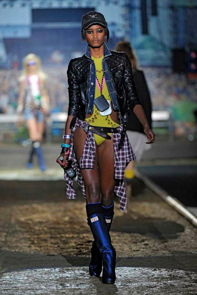 Dsquared2 2012 Spring Summer Womens Runway Collection: Designer Denim Jeans Fashion: Season Lookbooks, Ad Campaigns and Linesheets