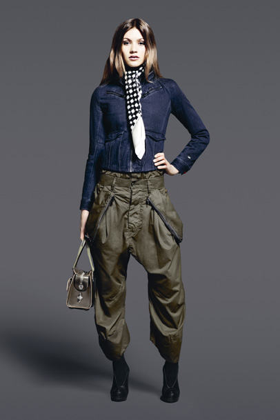 G-Star RAW Womens: 2011-2012 Fall Winter Collection: Designer Denim Jeans Fashion: Season Lookbooks, Ad Campaigns and Linesheets