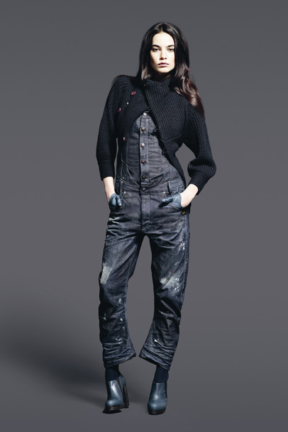 G-Star RAW Womens: 2011-2012 Fall Winter Collection: Designer Denim Jeans Fashion: Season Lookbooks, Ad Campaigns and Linesheets