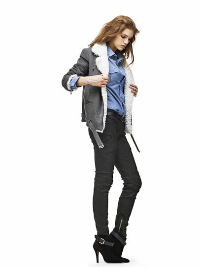 IRO 2011-2012 Fall Winter Womens Collection: Designer Denim Jeans Fashion: Season Lookbooks, Ad Campaigns and Linesheets