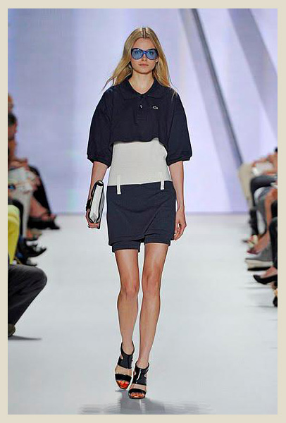 Lacoste 2012 Spring Summer Womens Runway Collection: Designer Denim Jeans Fashion: Season Lookbooks, Ad Campaigns and Linesheets