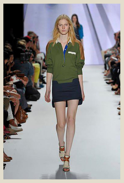 Lacoste 2012 Spring Summer Womens Runway Collection: Designer Denim Jeans Fashion: Season Lookbooks, Ad Campaigns and Linesheets