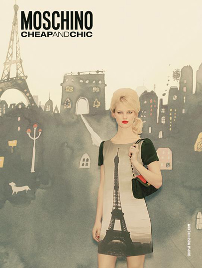 Moschino Cheap & Chic 2011-2012 Fall Winter Campaign: Designer Denim Jeans Fashion: Season Collections, Lookbooks and Linesheets