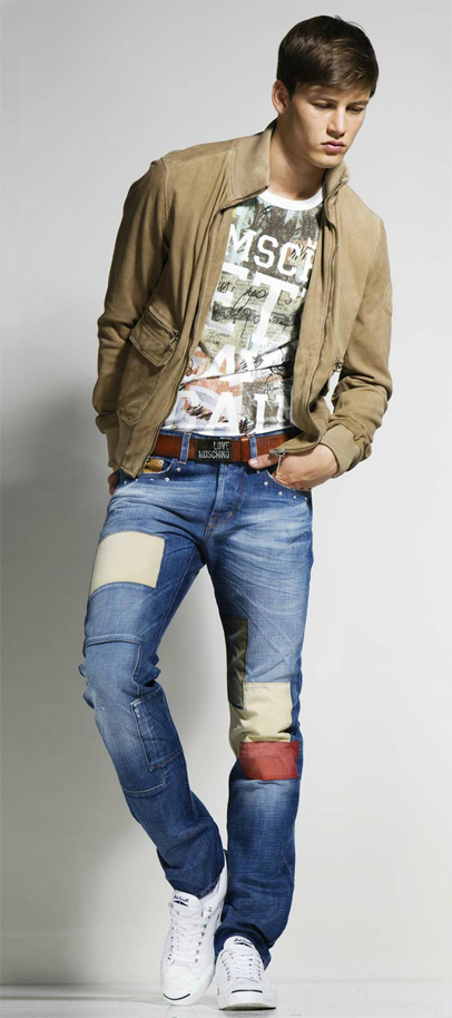 Love Moschino 2012 Pre Spring Summer Mens Lookbook: Designer Denim Jeans Fashion: Season Lookbooks, Ad Campaigns and Linesheets