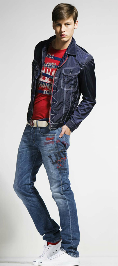 Love Moschino 2012 Pre Spring Summer Mens Lookbook: Designer Denim Jeans Fashion: Season Lookbooks, Ad Campaigns and Linesheets