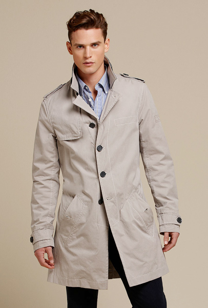tommy hilfiger trench coat mens