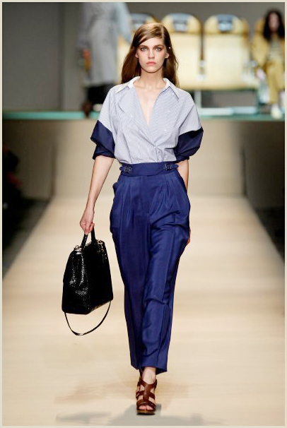 Trussardi 2012 Spring Summer Womens Runway Collection: Designer Denim Jeans Fashion: Season Lookbooks, Ad Campaigns and Linesheets