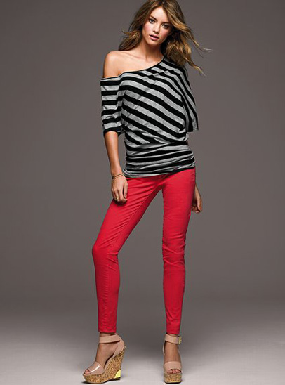 Victoria's Secret 2012 Spring Arrivals: Designer Denim Jeans Fashion: Season Lookbooks, Runways, Ad Campaigns and Linesheets