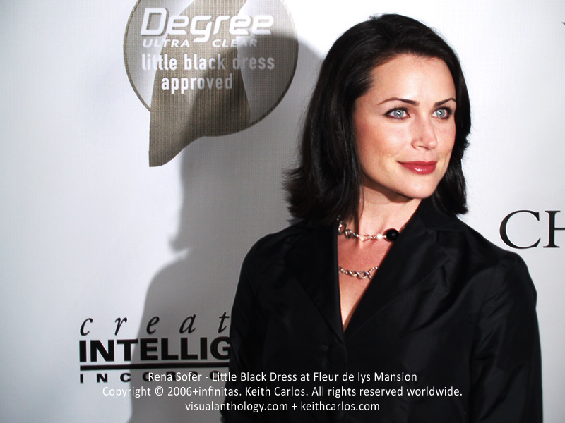 Rena Sofer - Little Black Dress, Fleur de Lys Mansion